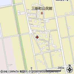 静岡県浜松市中央区三新町280周辺の地図