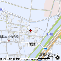 岡山県岡山市東区浅越310周辺の地図