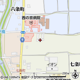 オリエント奈良西の京周辺の地図