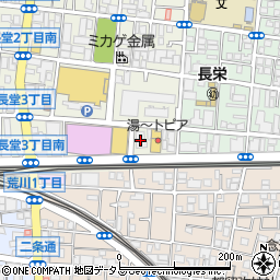近畿労働金庫東大阪支店周辺の地図