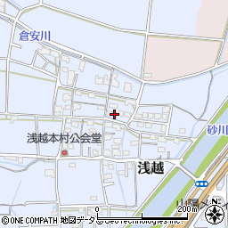 岡山県岡山市東区浅越386-2周辺の地図