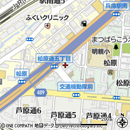 クシタニ神戸店周辺の地図