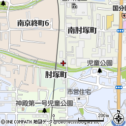 奈良県奈良市南肘塚町78-1周辺の地図