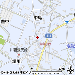 愛知県田原市豊島町川東60周辺の地図