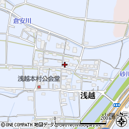 岡山県岡山市東区浅越386-1周辺の地図