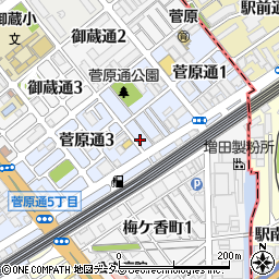 兵庫県神戸市長田区菅原通2丁目62周辺の地図