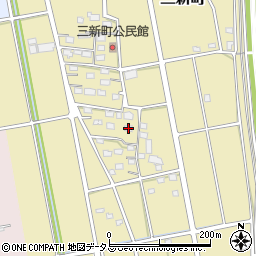 静岡県浜松市中央区三新町276周辺の地図