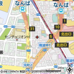 グリッズプレミアムホテル大阪なんば周辺の地図
