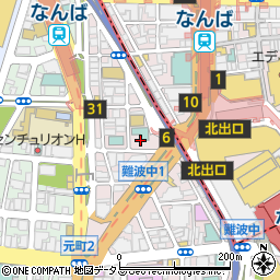 大阪府大阪市浪速区難波中1丁目6周辺の地図