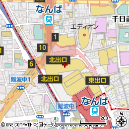株式会社エスティローダー　高島屋大阪店周辺の地図