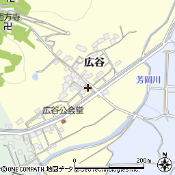 岡山県岡山市東区広谷277周辺の地図