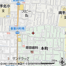 大阪府東大阪市本町1-31周辺の地図