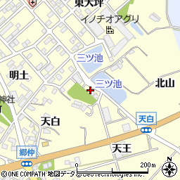 愛知県田原市神戸町新大坪116周辺の地図