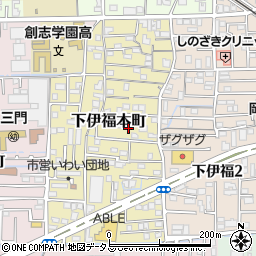 岡山県岡山市北区下伊福本町8周辺の地図