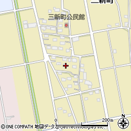 静岡県浜松市中央区三新町279周辺の地図