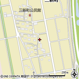 静岡県浜松市中央区三新町274周辺の地図