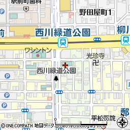 岡山西川郵便局 ＡＴＭ周辺の地図