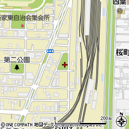 新家第3公園周辺の地図