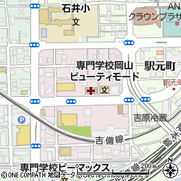 岡山西年金事務所周辺の地図