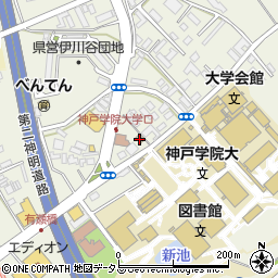ローソン神戸学院大学正門前店周辺の地図