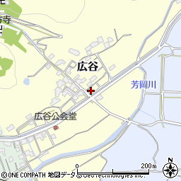 岡山県岡山市東区広谷73周辺の地図
