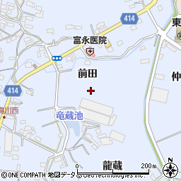 愛知県田原市豊島町周辺の地図