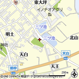 愛知県田原市神戸町新大坪115周辺の地図