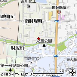 奈良県奈良市南肘塚町96-3周辺の地図