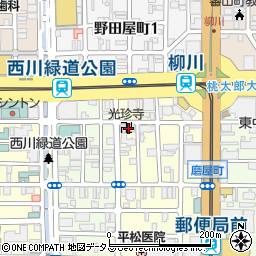 岡山県岡山市北区磨屋町6-28周辺の地図