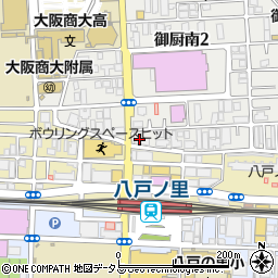 東光第一薬局 八戸ノ里駅前店周辺の地図