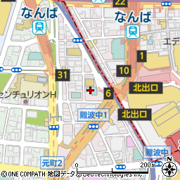 大阪府大阪市浪速区難波中1丁目6-5周辺の地図