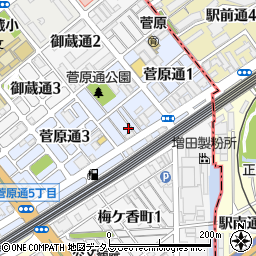 兵庫県神戸市長田区菅原通2丁目43周辺の地図