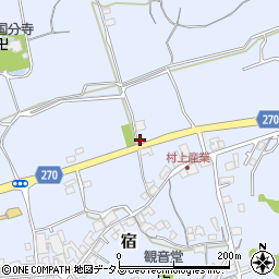岡山県総社市宿310周辺の地図