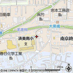 田川筆工房周辺の地図