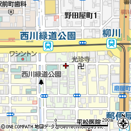 岡山県岡山市北区平和町4-3周辺の地図