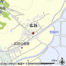 岡山県岡山市東区広谷74周辺の地図