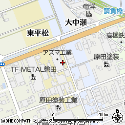 静岡県磐田市東平松407周辺の地図