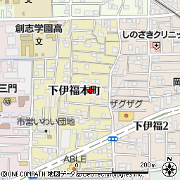 岡山県岡山市北区下伊福本町8-23周辺の地図