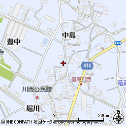 愛知県田原市豊島町川西84周辺の地図