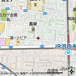 ボナール長栄寺周辺の地図