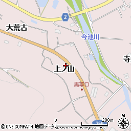 愛知県田原市野田町上ノ山周辺の地図