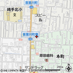 大阪府東大阪市本町1-3周辺の地図