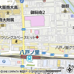 八重塾周辺の地図