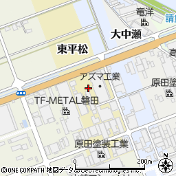 静岡県磐田市東平松400周辺の地図