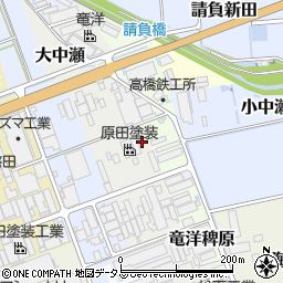 静岡県磐田市大中瀬852周辺の地図