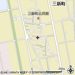 静岡県浜松市中央区三新町270周辺の地図