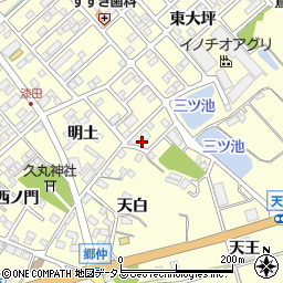 愛知県田原市神戸町新大坪102周辺の地図