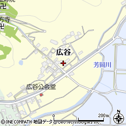 岡山県岡山市東区広谷75周辺の地図