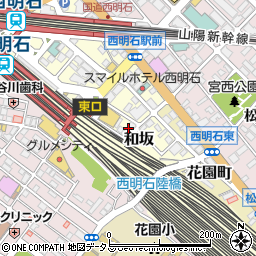 姫路信用金庫明石支店周辺の地図