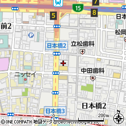 サイクルコンビニてるてる日本橋店周辺の地図